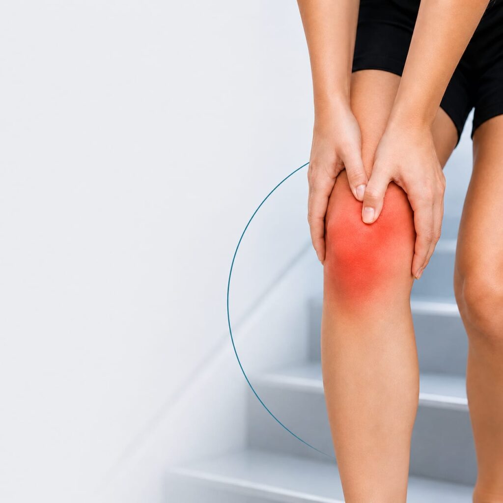 Dor no joelho ao subir escadas: causas e como a fisioterapia pode ajudar